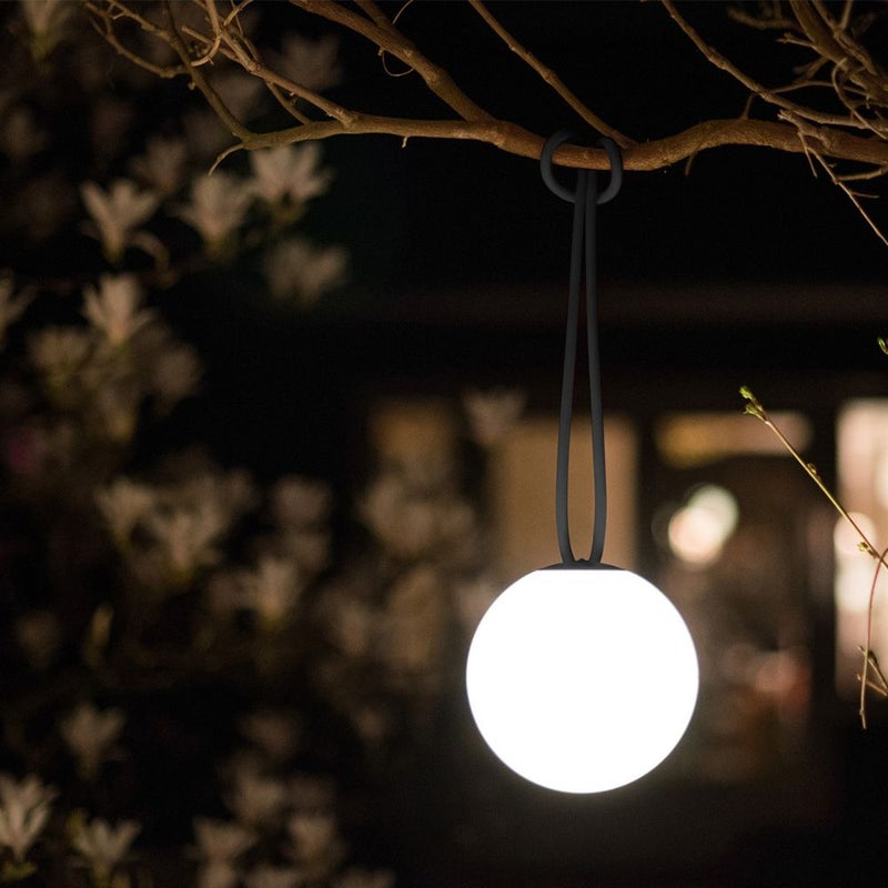 Fatboy Bolleke Hanging Light Rechargeable LED light via USB connection | Portable ambient lighting | 3 Brightness Mode | IP55 Splashproof | 100 cm hanging loop, 20 cm Light | Anthracite - Image 2